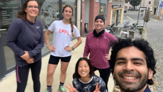 Early morning run for the motivated © 2025 EPFL